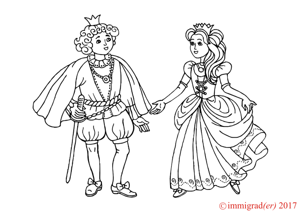 "ИММИГРАД": Королевство ритмов. Принц и принцесса. Раскраски. Обучение детей ритму. Белорусский конокол.